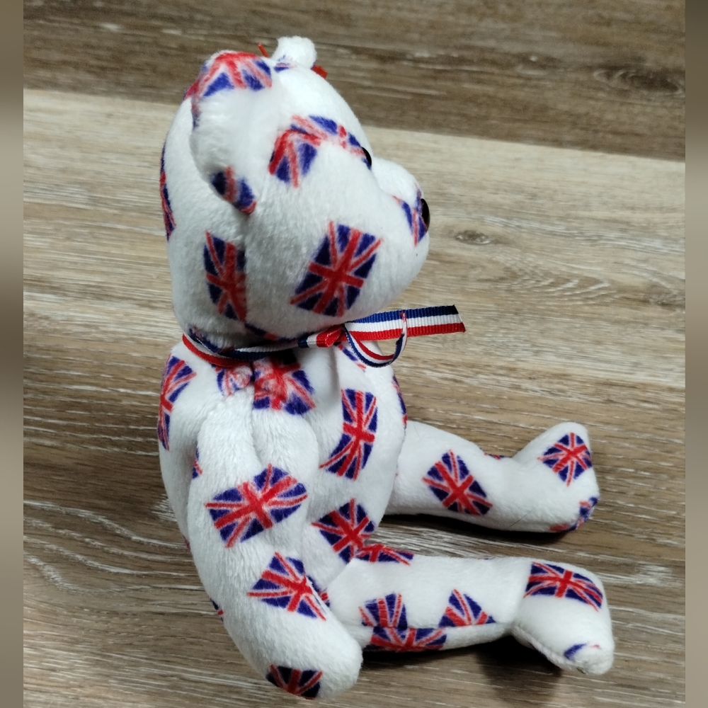 -Ty Beanie Babies โJackโ the Bear - UK Exclusive 9in - Picture 6 of 13